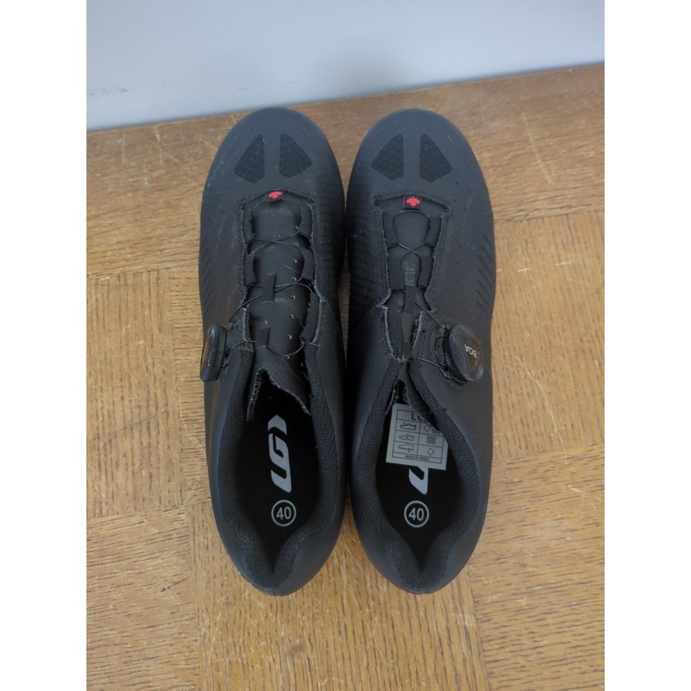 Garneau Men's Bike Cycling Clip Shoes Ergo Grip - Black BOA Canada Sz US 7 - Picture 5 of 9